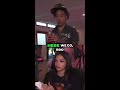 PlaqueBoyMax and Huda Mustafa struggle with a plastic fork.