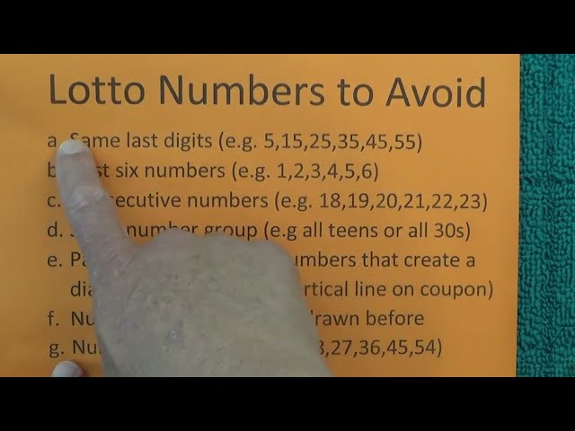 Lotto - Number Combinations to Avoid - Step by Step Guide - Tutorial class=