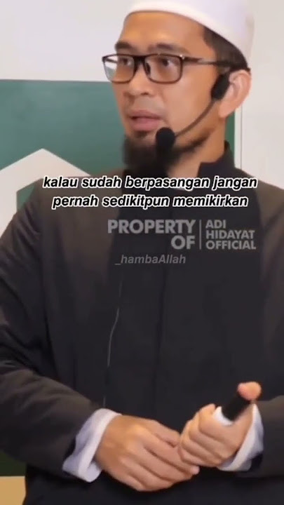 Cerimaha Singkat Tips Rumah Tangga harmonis, Sakinah, Mawaddah, Warahmah dari Ust Adi Hidayat