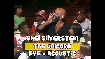 Shel Silverstein singing The Unicorn song live on stage