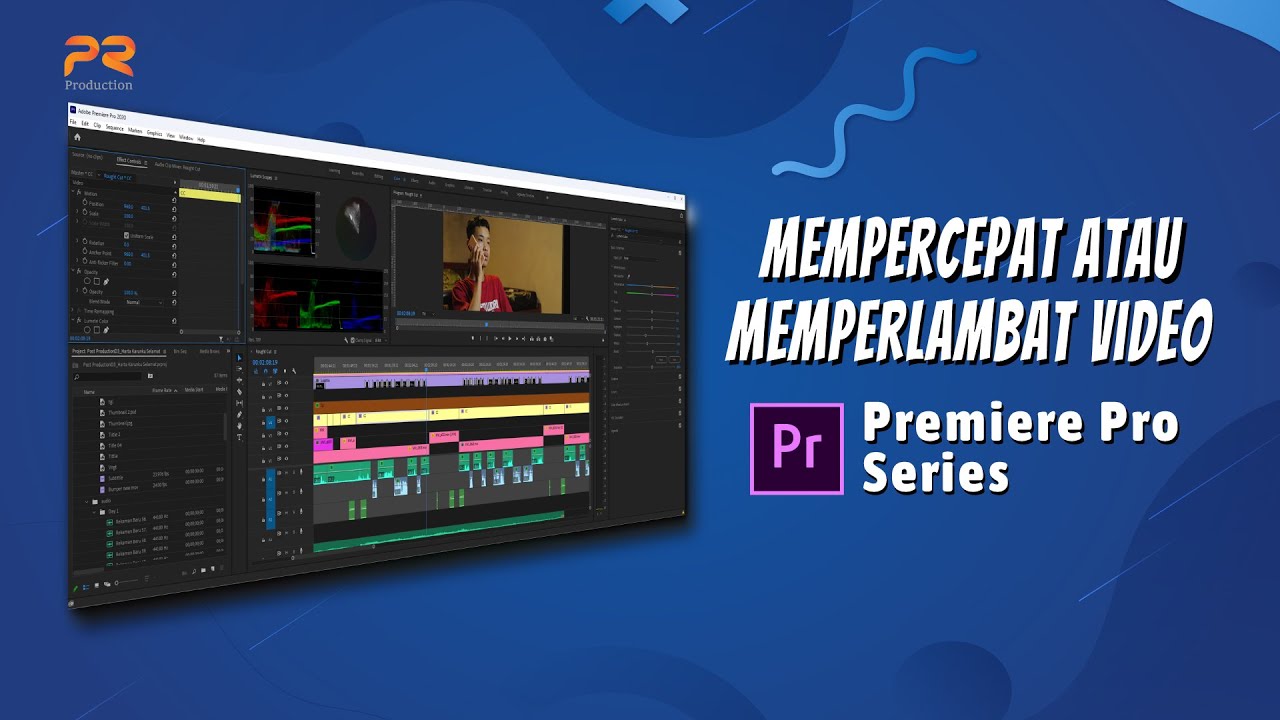 Cara Mempercepat atau Memperlambat Video di Adobe Premiere Pro