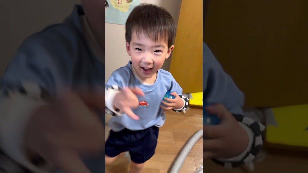 ぴょんくん年少さん２日目の朝☺️