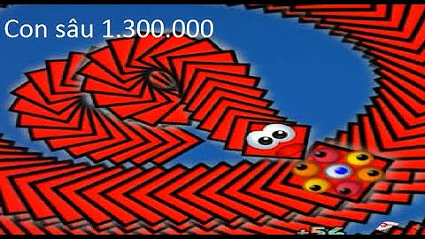 WORMS ZONE.IO Rắn Săn Mồi #level 27- Trò chơi con rắn, Game rắn | Vùng Giun Đất.io - Rắn đỏ khổng lồ