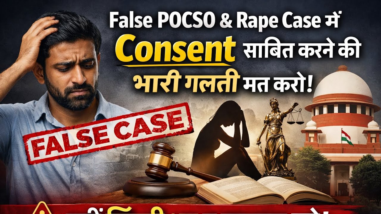  False POCSO & Rape Case में Consent साबित करने की ये गलती मत करना | वरना ज़िंदगी जेल में बीतेगी! 