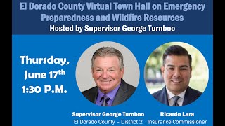 El Dorado County Virtual Town Hall on Emergency Preparedness and Wildfire Resources