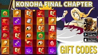 Konoha Final Chapter Codes | All 10 Working Codes & Redeem Guide