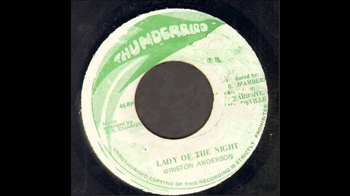 7'' Winston Anderson - Lady Of The Night (& Dub)