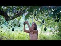 Calming sounds of harvesting fruit and cooking in the rain forest
