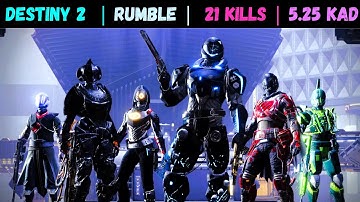 Destiny 2 | Rumble 💎 Iterative Loop (Crafted) with Rose HC 😎 The Anomaly  | 21 Kills | 5.25 KAD