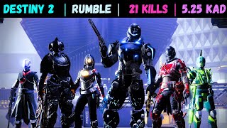 Destiny 2 | Rumble 💎 Iterative Loop (Crafted) with Rose HC 😎 The Anomaly  | 21 Kills | 5.25 KAD