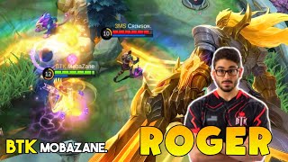 USA NO.1 Roger Fiend Haunter Prime Skin Gameplay Best Build By BTK Mobazane. | Mobile Legends