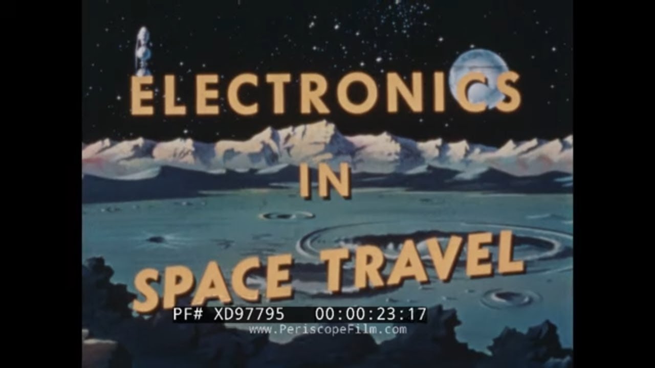 “ ELECTRONICS IN SPACE TRAVEL ” 1960s DEVRY TECHNICAL INSTITUTE SPACE AGE EDUCATIONAL FILM  XD97795