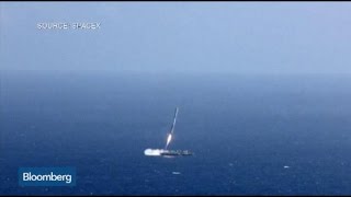 Raw Video: SpaceX Falcon 9 Rocket Fails to Land on Barge Raw Video: SpaceX Falcon 9 Rocket Fails to Land on Barge
