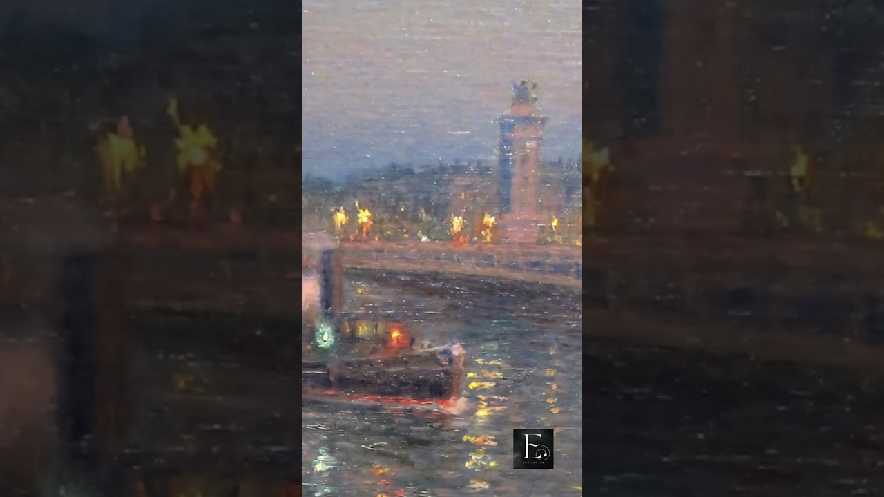 Paris at Night, Painted by a Guy From Connecticut