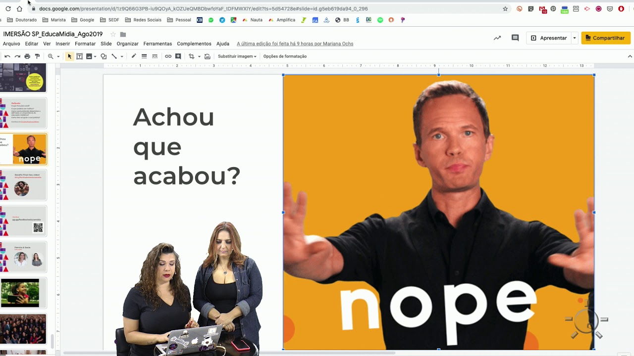 Como inserir GIFs numa apresentação de slides do Google Slides