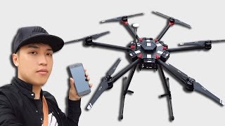 Ntn - Thử Thả Điện Thoại Từ Trên Cao Với Flycam Dropping Smartphone By Flycam