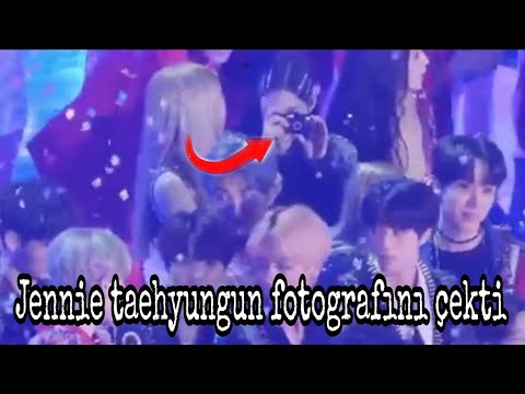 JENNİE TAEHYUNGUN FOTOGRAFINI ÇEKTİ  !!