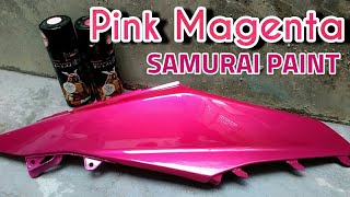 Pink Magenta Samurai Paint Repaint Honda Beat