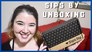 SIPS BY UNBOXING | PERSONALIZED TEA SUBSCRIPTION by A Bite of Ashley Nicole 78 views 3 years ago 9 minutes, 55 seconds