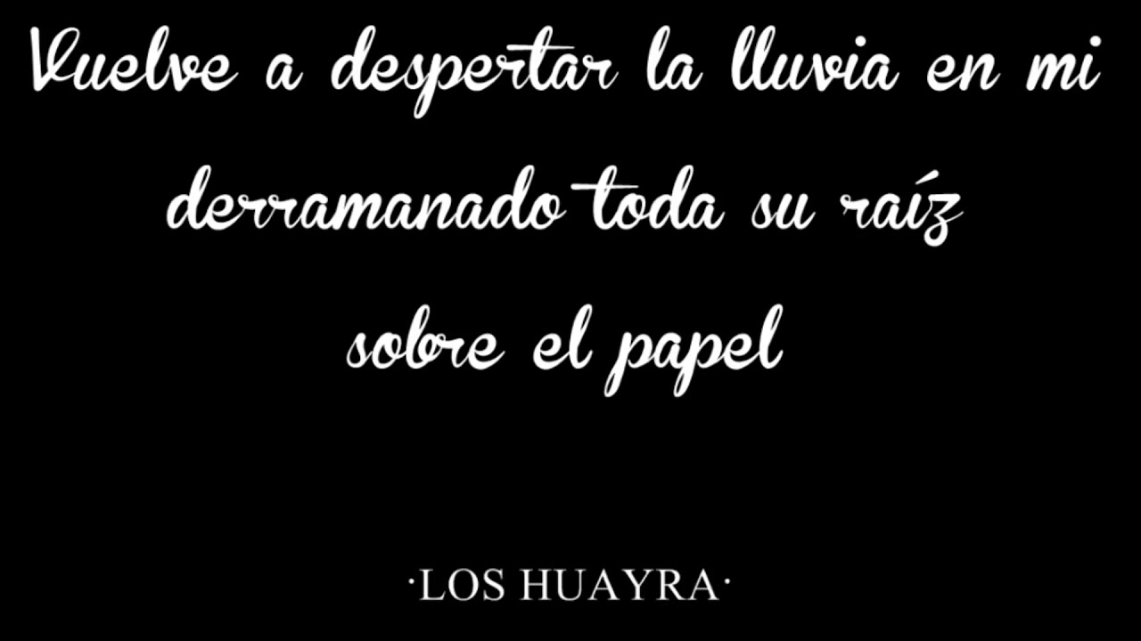 Los Huayras La Noche Sin Ti Letra