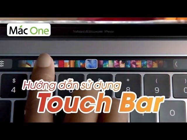 Hướng dẫn sử dụng Touch bar cho người mới dùng Macbook macOS
