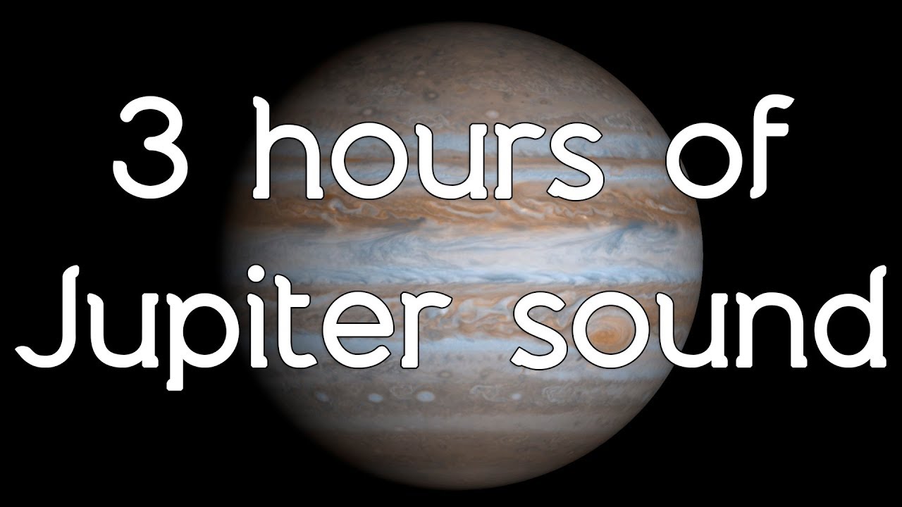  Jupiter Sound in high quality white noise ASMR   Space sounds  Connect to the universe
