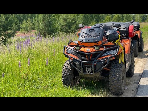 Обзор квадроциклов CF Moto X8 и CF Moto X10. Особенности подвески, экипировка и утилизационный сбор.