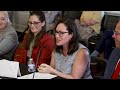 Paola Hinton speaks at Chairwoman McClain's Tax Day roundtable