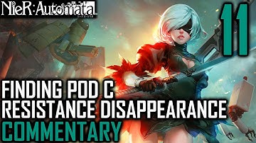 Nier Automata Walkthrough Part 11 - Finding Pod C & Completing Resistance Disappearance Quest