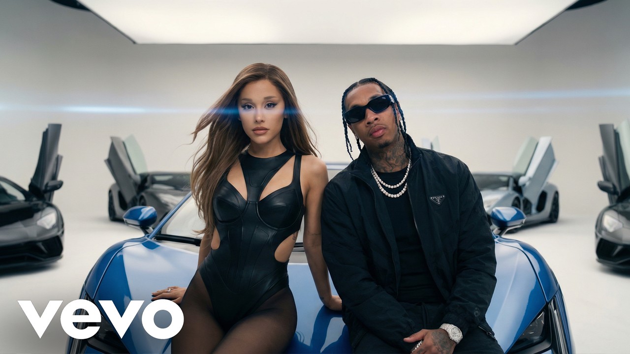 Tyga, Ariana Grande - Watch Me Glow (ft. Doja Cat, Chris Brown) | (Official Lyrics Video)
