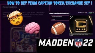 HOW TO LEVEL UP/EXCHANGE YOUR TEAM CAPTAINS MADDEN 22 ULTIMATE TEAM