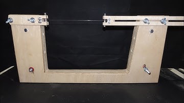 Homemade Bandsaw. Drill Powered Bandsaw.  Woodworking Tools. Woodworking for beginners