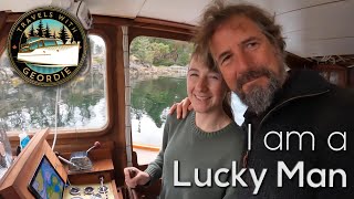 I am a Lucky Man  Bonus Episode   #324  Living aboard a wooden boat  Travels With Geordie