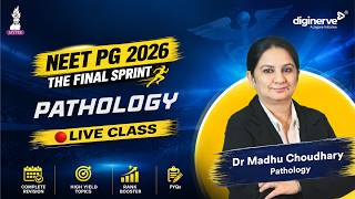 LIVE | General Pathology | Pathology Revision | NEET PG 2026 | Dr Madhu Choudhary