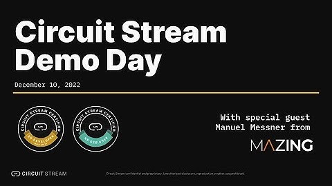 Circuit Stream Demo Day - 13th Edition - XR Development & Design learners