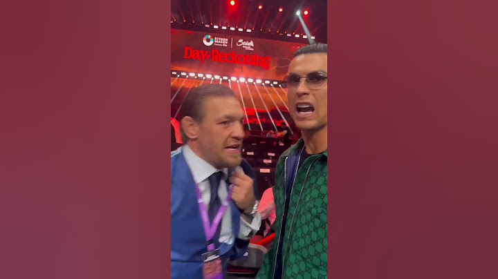 “It’s a small ring!” 👀 Conor with the intel for CR7 🥊 #DayOfReckoning 🇸🇦