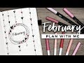 PLAN WITH ME | February 2018 Bullet Journal Setup