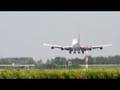 Singapore Cargo 744F (hard) landing