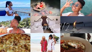 ZANZIBAR VLOG PART 2\/2 - Swimming with Turtles | Dhow cruise | Nungwi beach | The rock restaurant