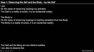 English D62 2023 01 08 Ex 2 Step 1 Observing the Self and the Body
