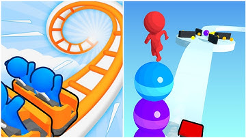 stack rider vs runner coaster level max android gameplay ios adventure walkthrough