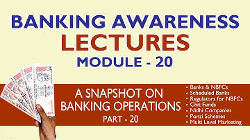 Banking Awareness Lecture - Module 20