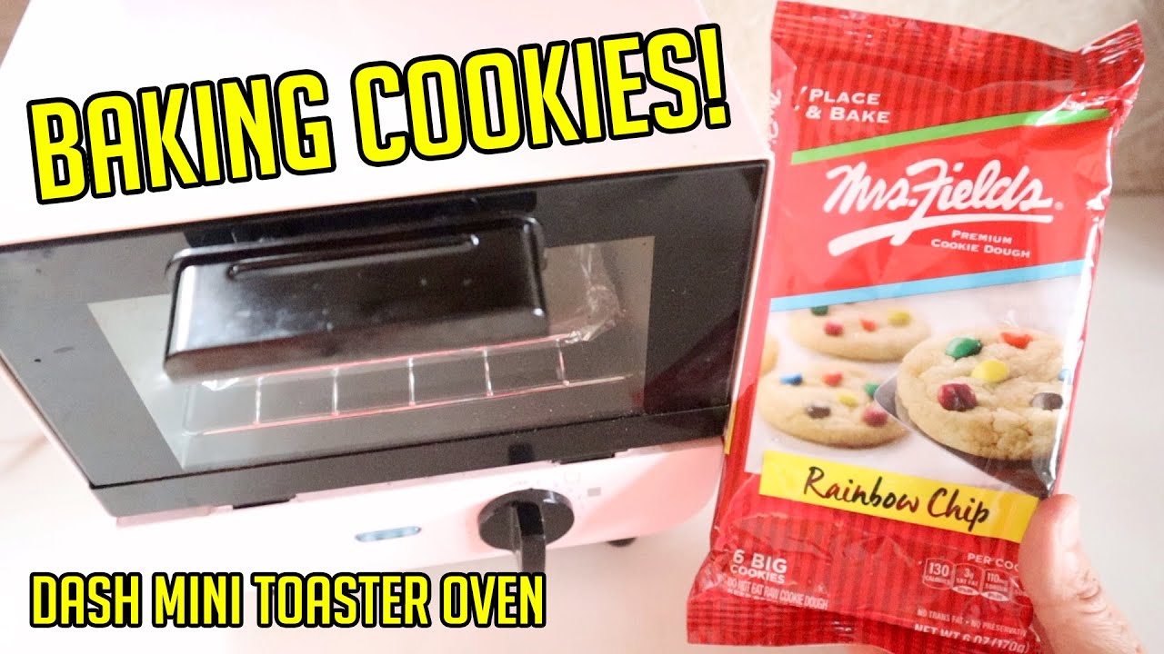 Baking Cookies In A Dash Mini Toaster Oven - Mrs. Fields Rainbow