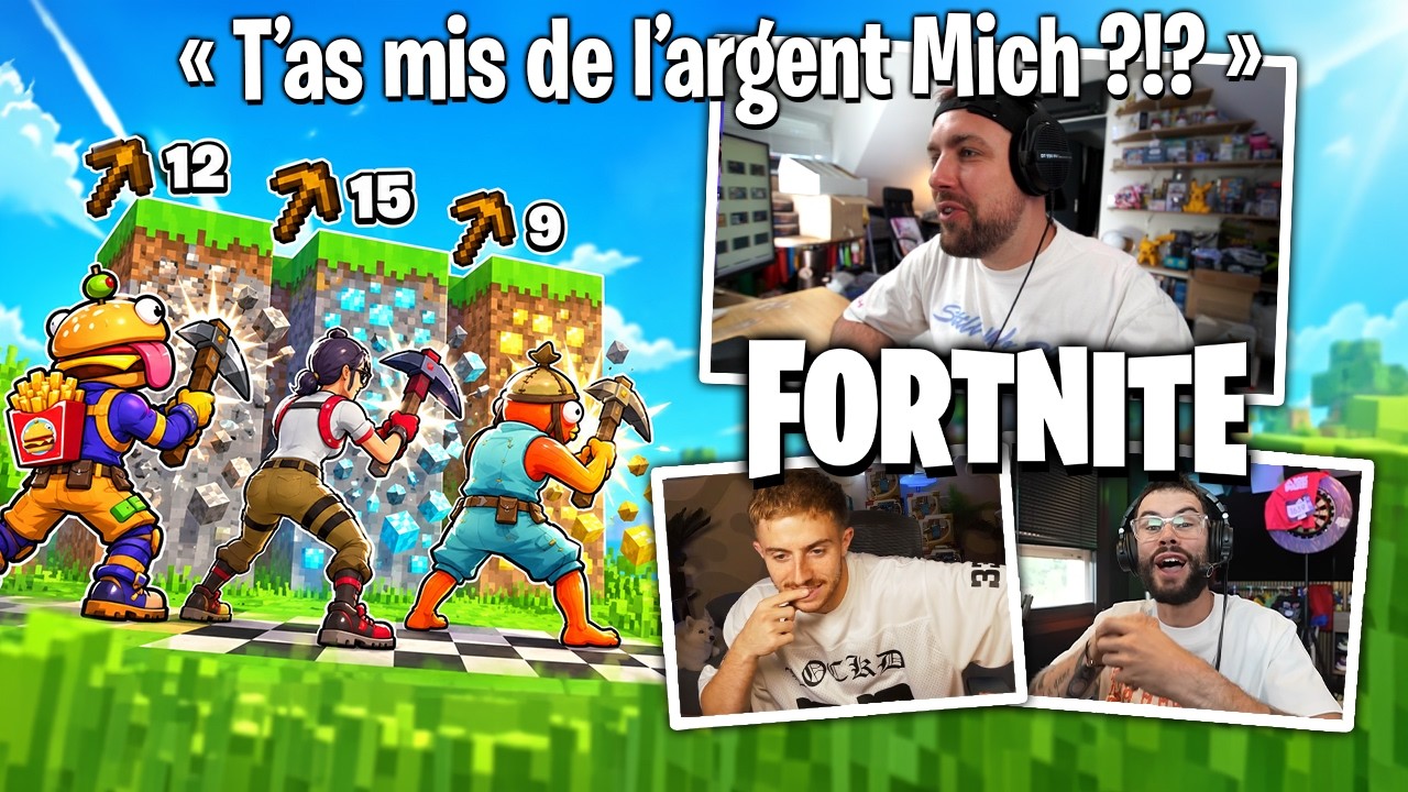 Tu casses 1 bloc, tu gagnes 1 de force avec Michou et LeBouseuh
