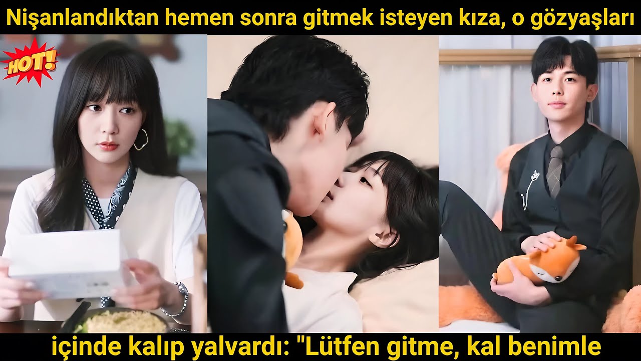 Nişanlandıktan hemen sonra gitmek isteyen kıza, o gözyaşları içinde kalıp yalvardı: 
