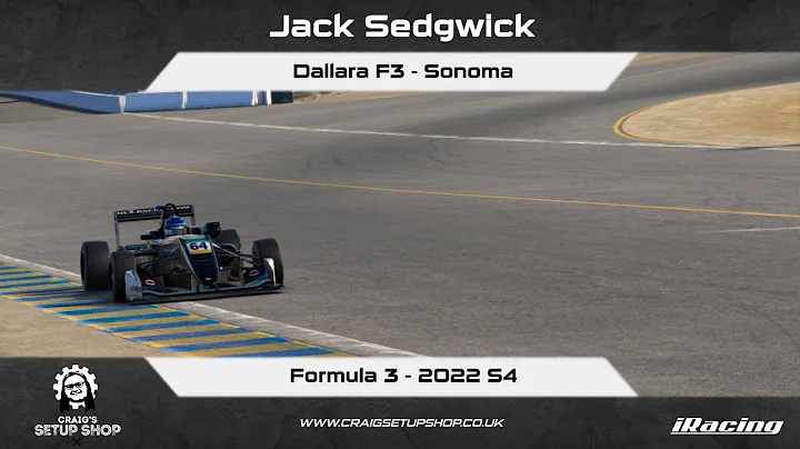 iRacing - 22S4 - Dallara F3 - Formula 3 - Sonoma - Jak