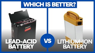 Electric Pallet Jack Batteries | Lead-Acid vs. Lithium-Ion Pallet Jack Battery | Battery Comparison