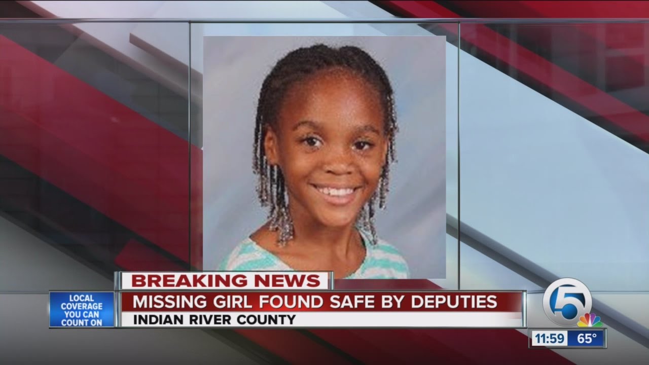 Missing Girl Found Safe In Indian River County Youtube 