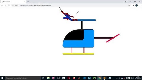 Create Helicopter by HTML CSS