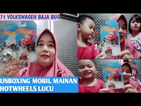 UNBOXING mobil mainan anak-anak Hotwheels lucu | 71 VOLKSWAGEN BAJA BUG